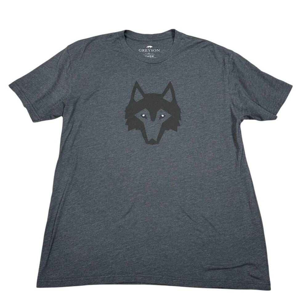 Greyson Golf Mens Size XL Short Sleeve Wolf T-Shirt